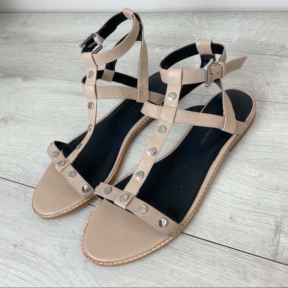 Rebecca Minkoff Studded Gladiator Strappy Sandals Size 9.5 - Picture 2 of 8